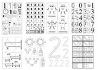 wycinanki matematyczne dla dzieci edukacja matematyczna wklejki puzzle dla dzieci pierwszaki