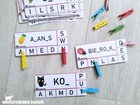 brakujące litery pomoce klamerkowe dziecko 