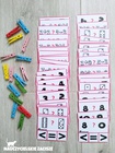 klamerkowy zestaw zadania dla dzieci porównywanie matematyka