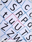 litery drukowane pisane zestaw alfabet dla dzieci z kierunkiem pisania kreślenia przedszkole szkoła