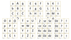 litery alfabet pisane drukowane elementarz dla dzieci