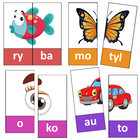 SYLABY Puzzle dla dzieci 36 wyrazów 2-sylabowych (1)