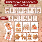 Piernikowa paczka - Girlanda + dekoracje do druku (1)