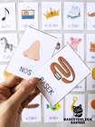 KARTY OBRAZKOWE dla dzieci x112 Kolorowe litery (3)