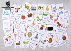 KARTY OBRAZKOWE dla dzieci x112 Kolorowe litery (4)