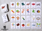 KARTY OBRAZKOWE dla dzieci x112 Kolorowe litery (2)