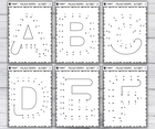 POŁĄCZ KROPKI Alfabet 23 karty Plik PDF do druku (2)