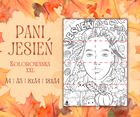 PANI JESIEŃ Kolorowanka XXL PDF do druku (1)