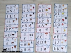 alfabet dla dzieci plansze pokazowe litery do przedszkola szkoły dla dziecka